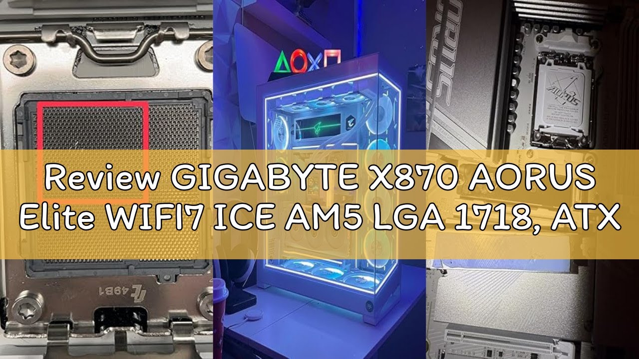 Review GIGABYTE X870 AORUS Elite WIFI7 ICE AM5 LGA 1718, ATX, DDR5, 4X M.2, PCIe 5.0, USB4, Wi-Fi 7,