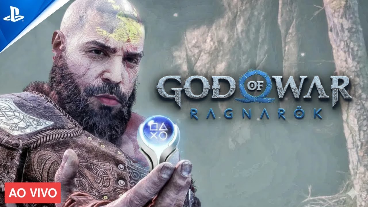 VAMOS ATRÁS DA PLATINA DE GOD OF WAR RAGNARÖK 🎮 PS5 SLIM