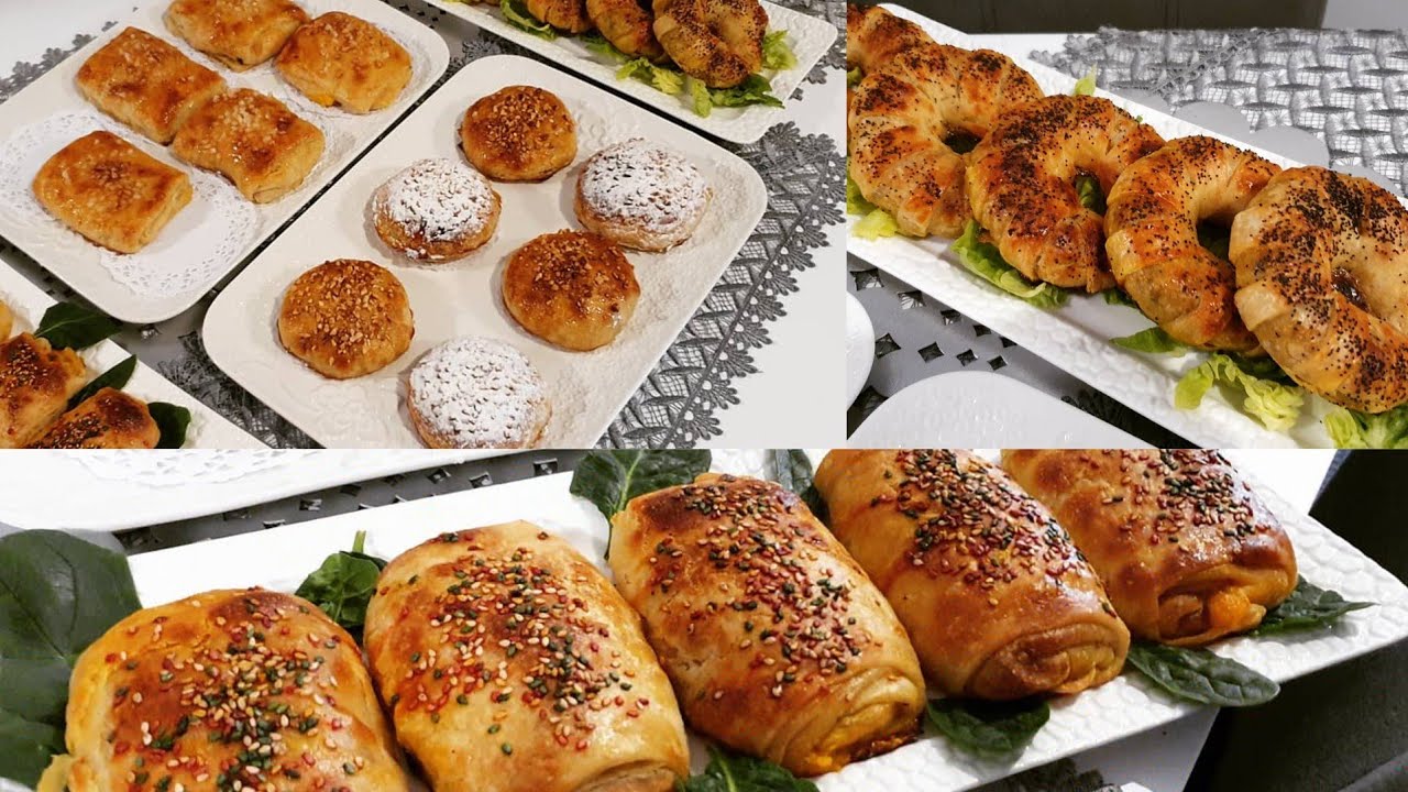 بكيلو دقيق فقط حضري 4 اشكال من المسمن معمر في الفرن حلو ومالح مع كمية وثمن البيع