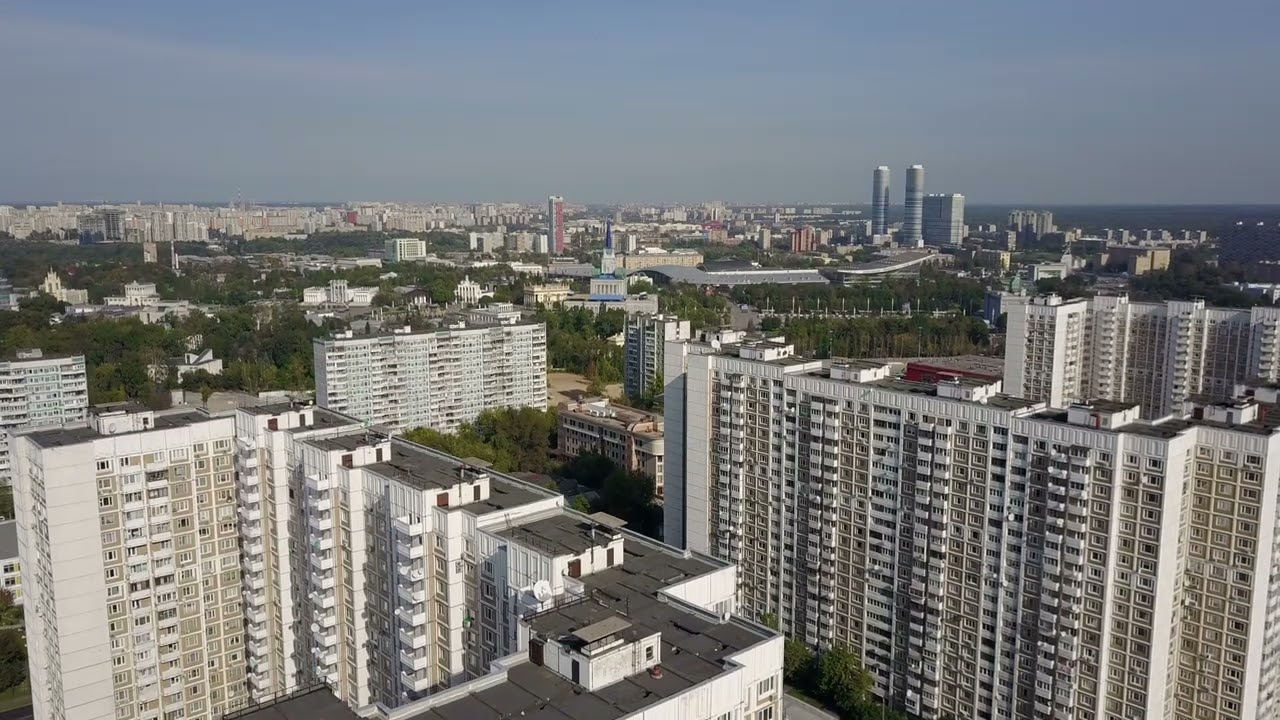 vecteezy panel apartment block as a part of moscow aerial cityscape 28344355