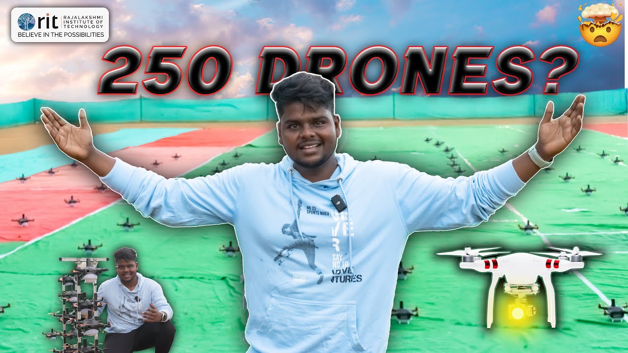 250 Drones 🤯 The Biggest Drone Show 🤔Must Watch #spoutoffocus #offsquad
