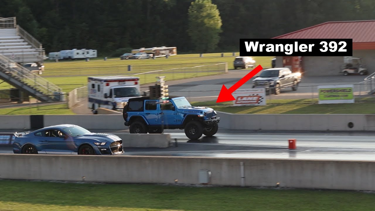 Taking My Jeep Wrangler 392 Drag Racing!!!!