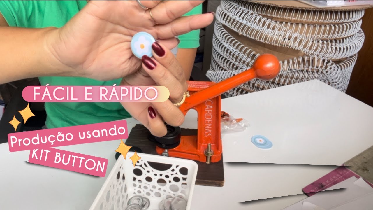 Fazendo Passante, Espelho e Ímã no balancim da Kit Button