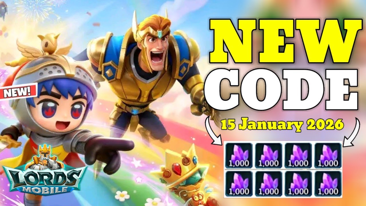*Новый* промокод для Lords Mobile от 15 января 2026 г. || Новый промокод для Lords Mobile