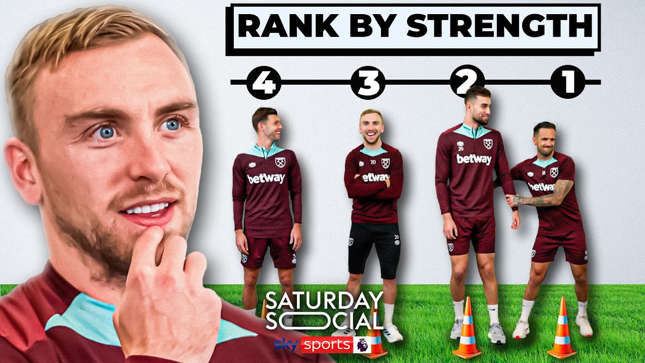 PREMIER LEAGUE FOOTBALLERS RANK THEMSELVES 🔢 | Team Rates | West Ham