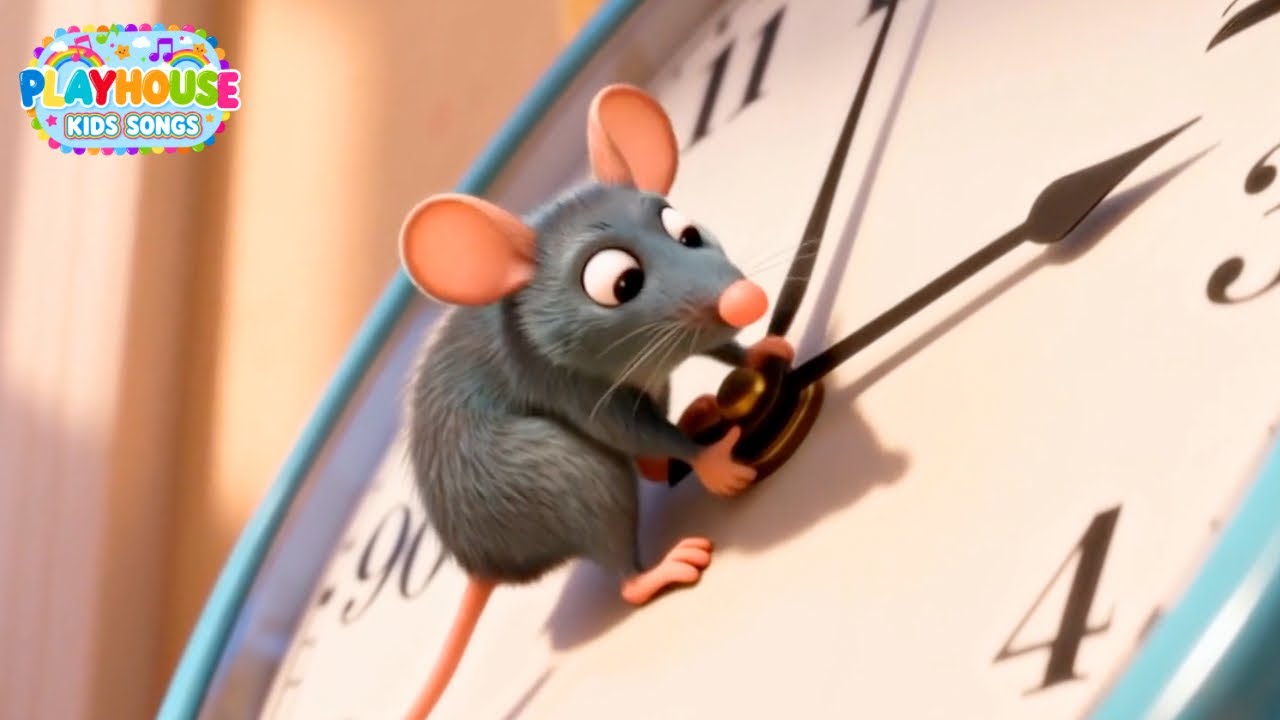 Hickory Dickory Dock | Simple Nursery Rhymes & Kids Songs
