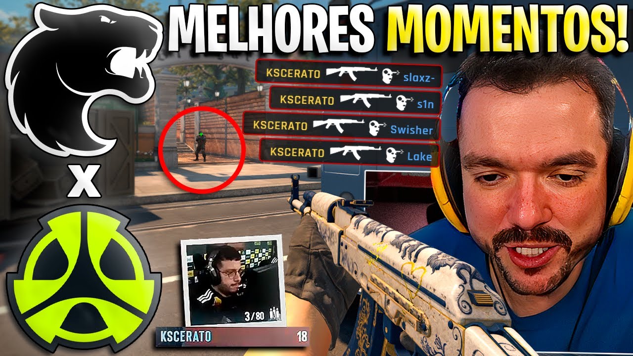 KSCERATO ACABOU COM O JOGO!🔥 FURIA x M80 (MELHORES MOMENTOS) ESL PRO LEAGUE (GAULES)