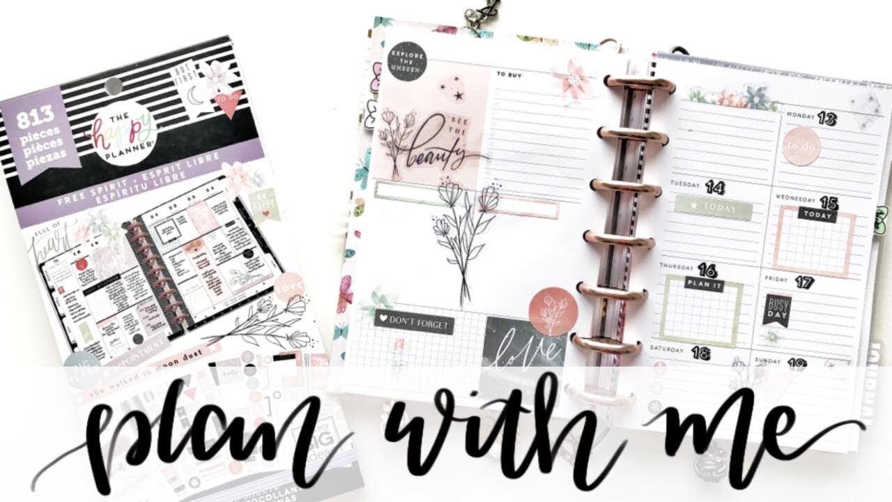 PLAN WITH ME Mini Happy Planner Dashboard: May 13-19, 2019