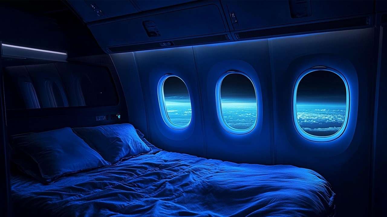 Airplane White Noise for Sleeping Fast – Realistic Jet Cabin Ambience for Insomnia Relief