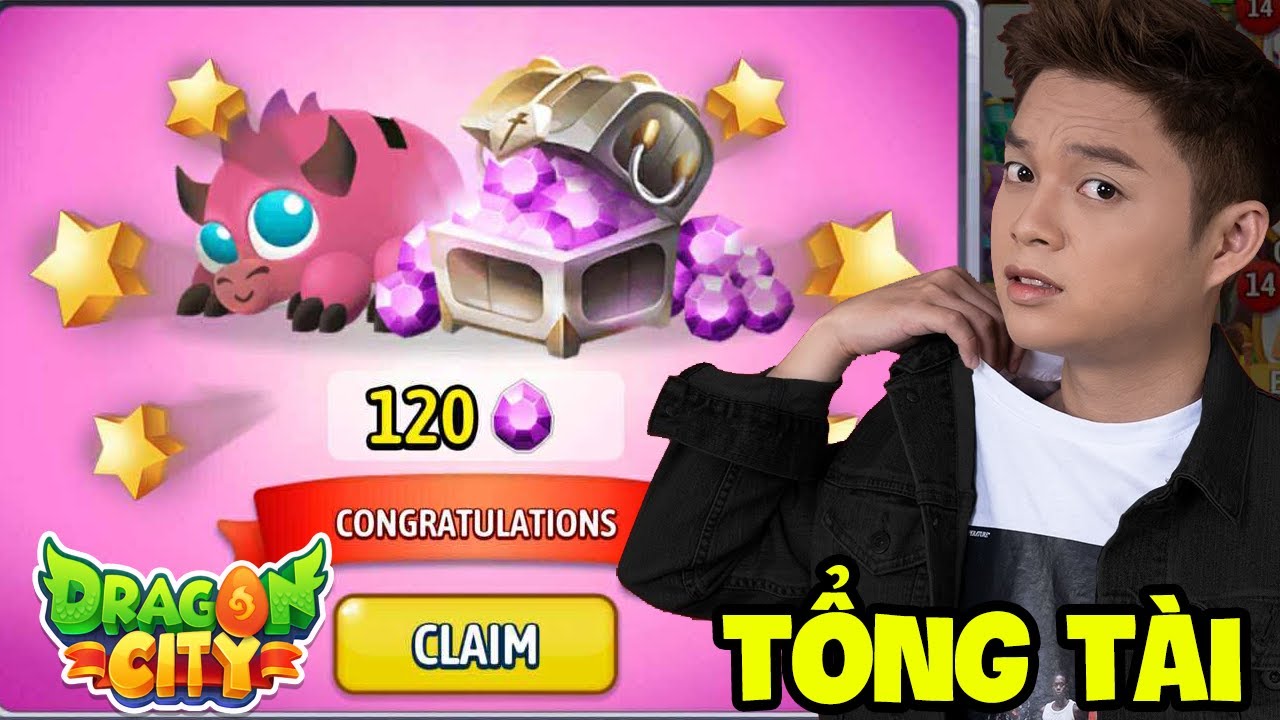 Đầu Tư Heo Đất 120 GEM Quyết Dành TOP 1 RUSH | Vũ Liz Dragon City