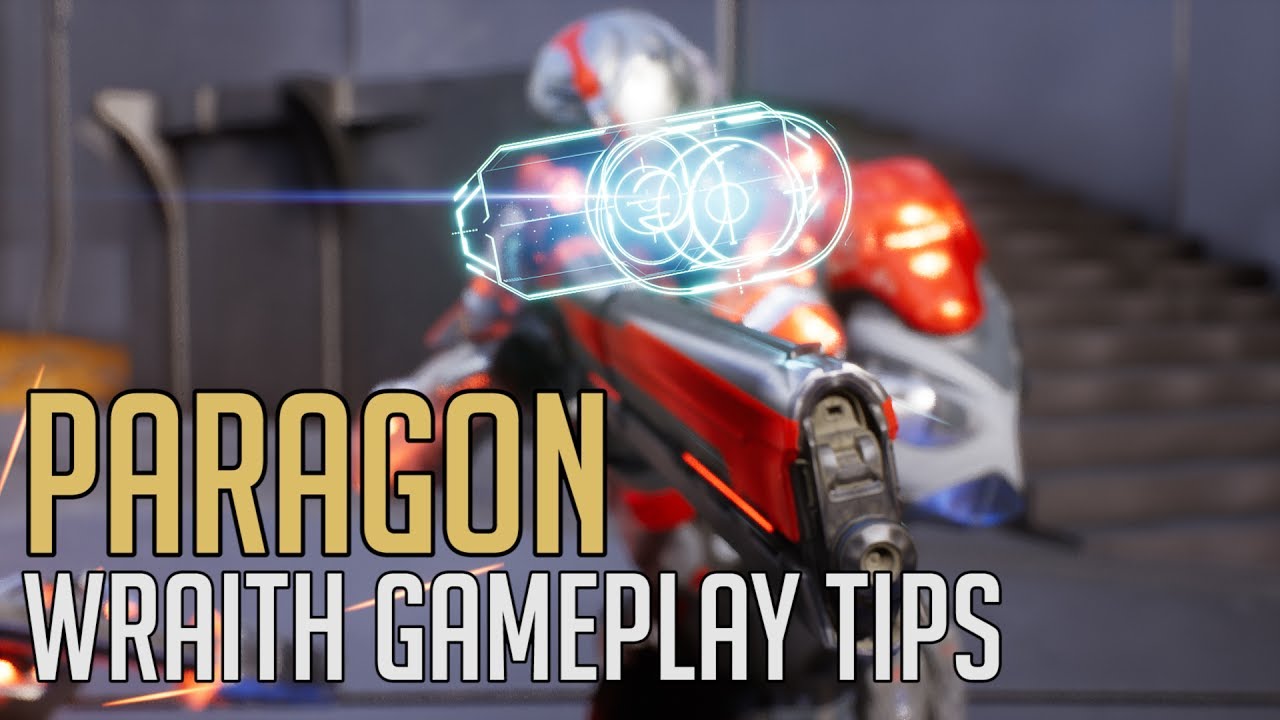 Paragon - Wraith Gameplay and Ability Tips (Lunar Ops Skin)