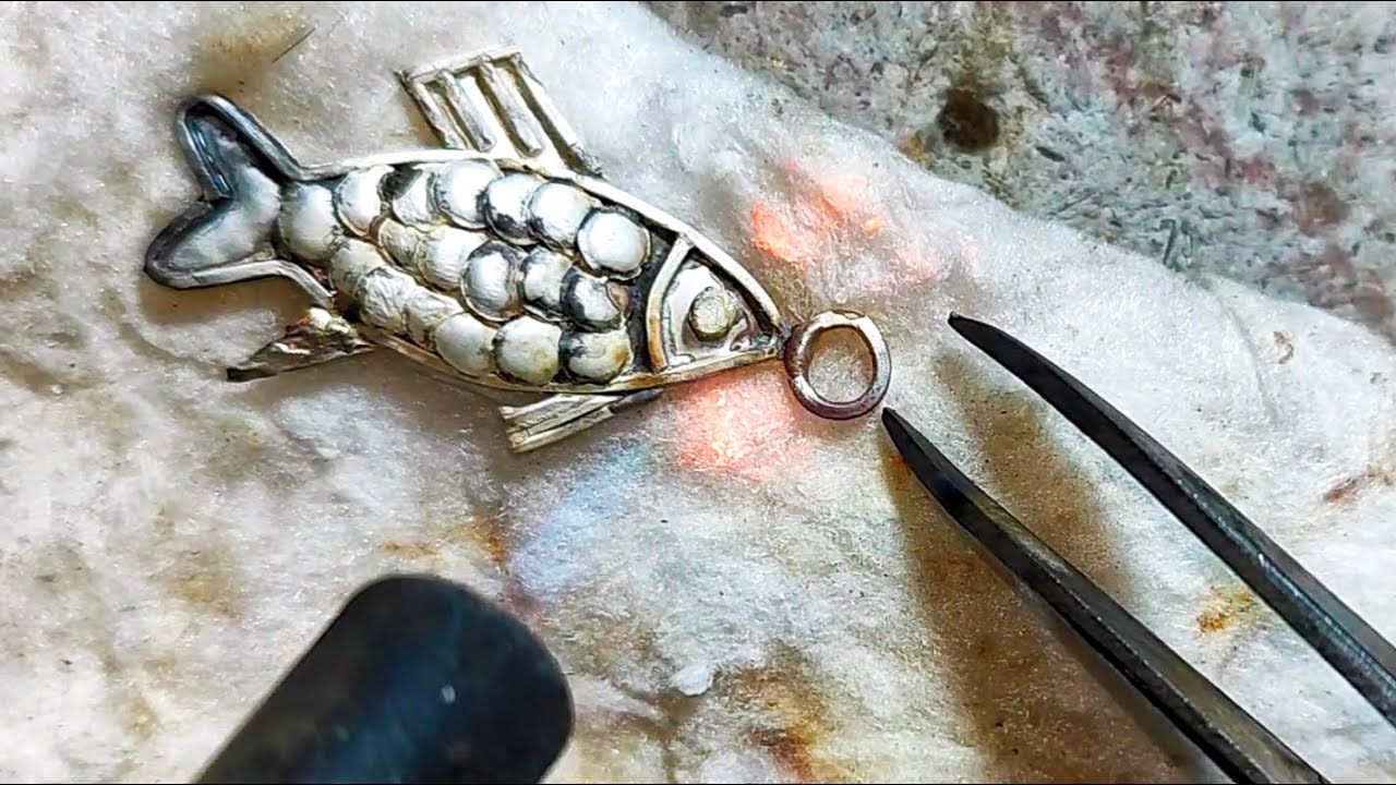 Make Your Own STUNNING Silver FISH Pendant in Minutes!