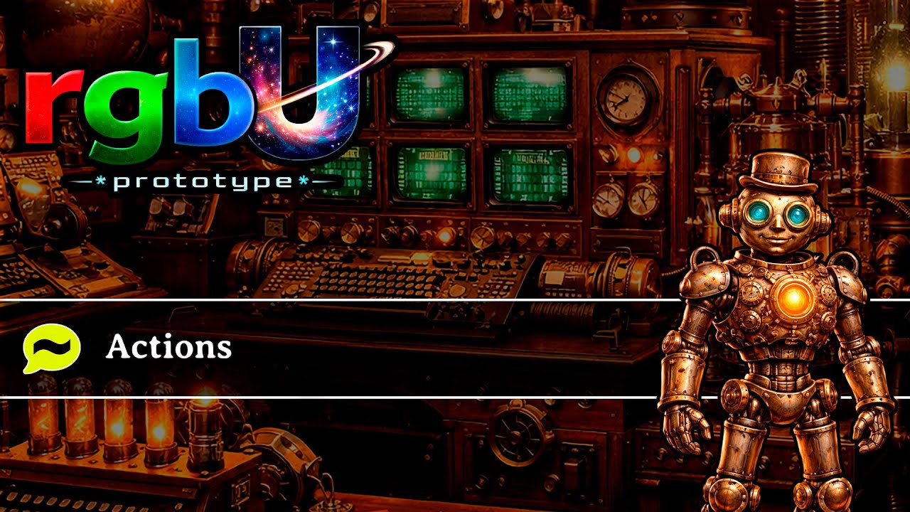 rgbU: actions