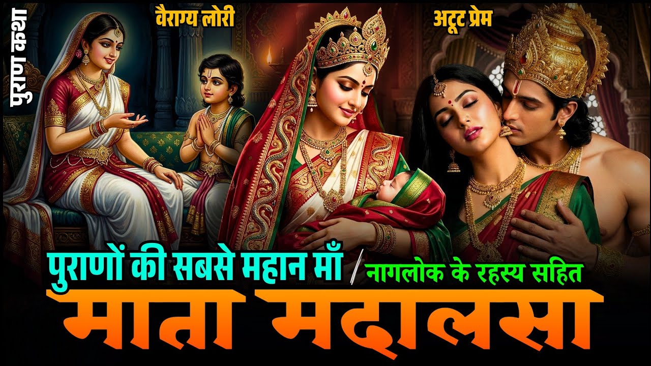 नागलोक में पुनर्जन्म और ज्ञान भरी लोरियों वाली पौराणिक माता मदालसा की कहानी | Story of Ma Madalsa