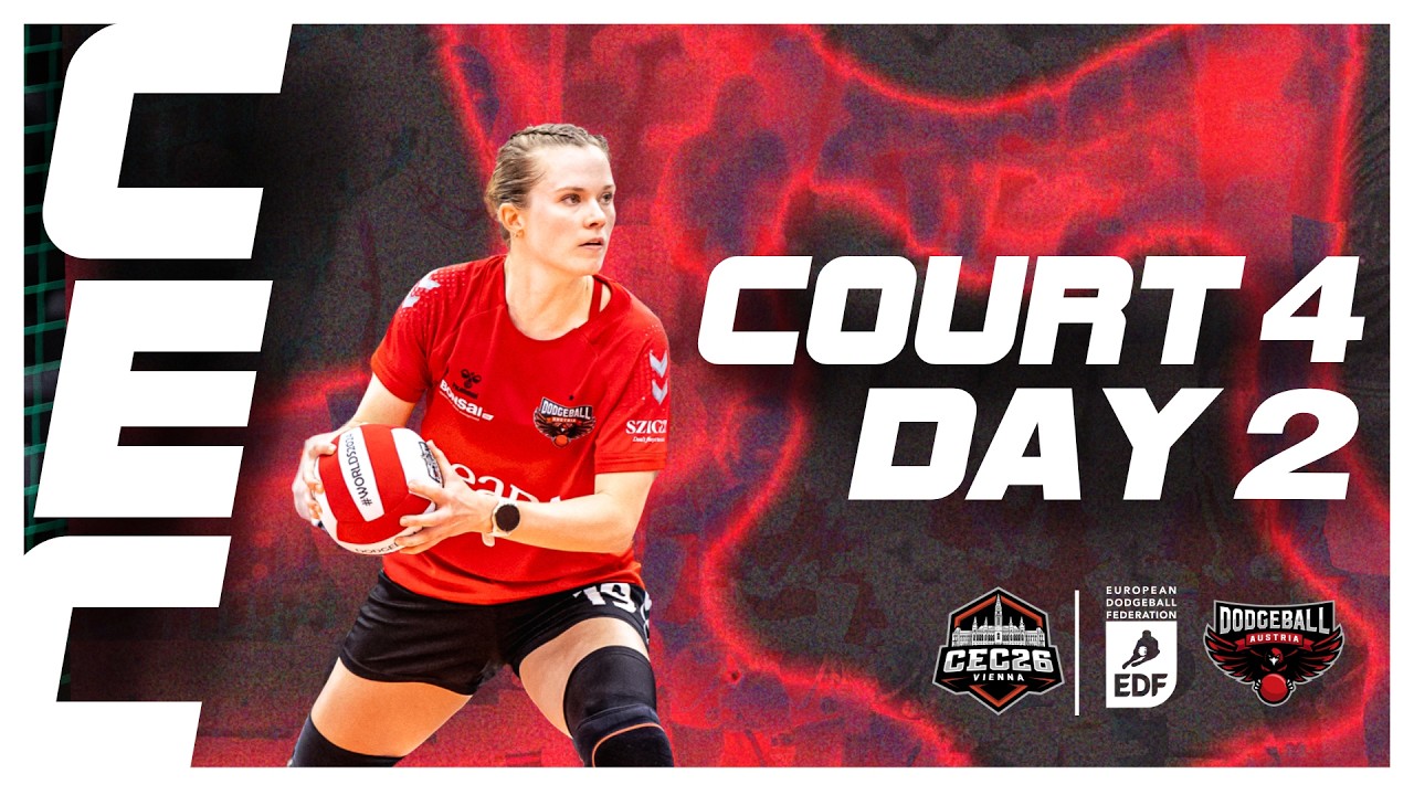 Dodgeball Central European Championships (CEC) 2026 - DAY 2 COURT 4