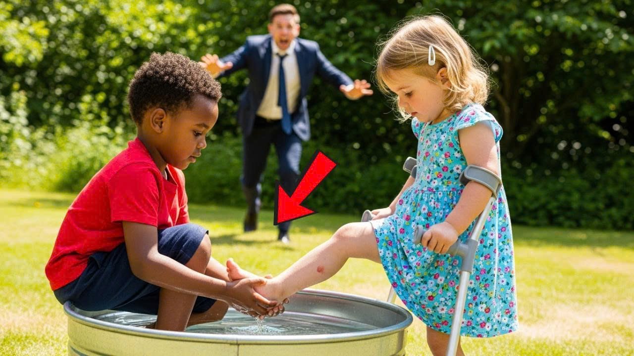 « Laisse-moi laver les pieds de ta fille… »👧 Il rit… puis reste figé😱