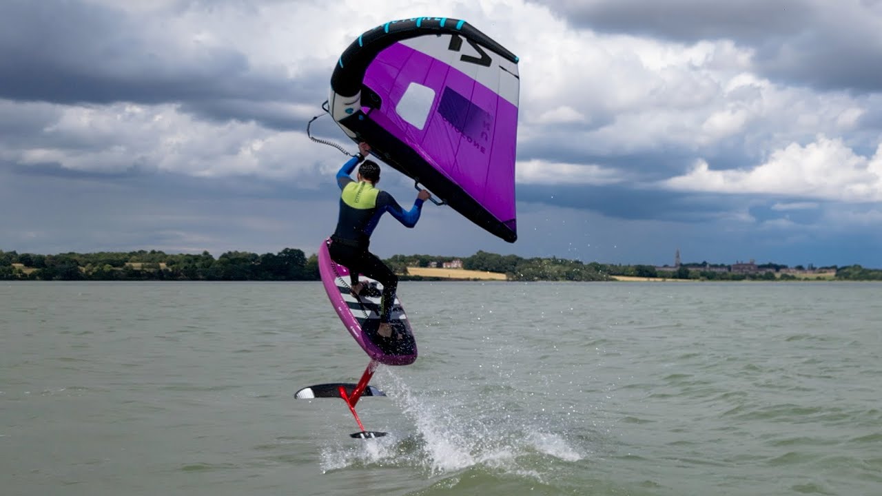 Wingfoiling, Wrabness / Fanatic Skywing 5,4 / Duotone Unit 5.5 / Axis Foil BSC 970 / DJI Mini 3 Pro
