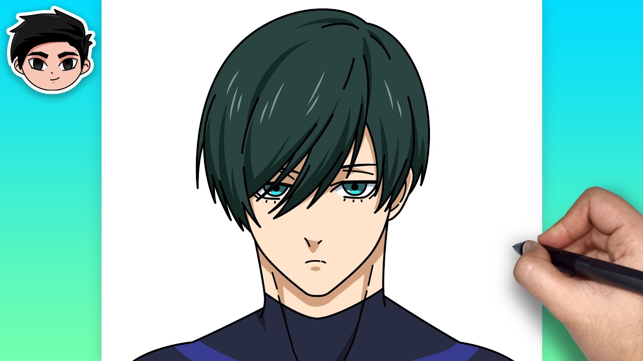 Como Desenhar RIN ITOSHI (Blue Lock)