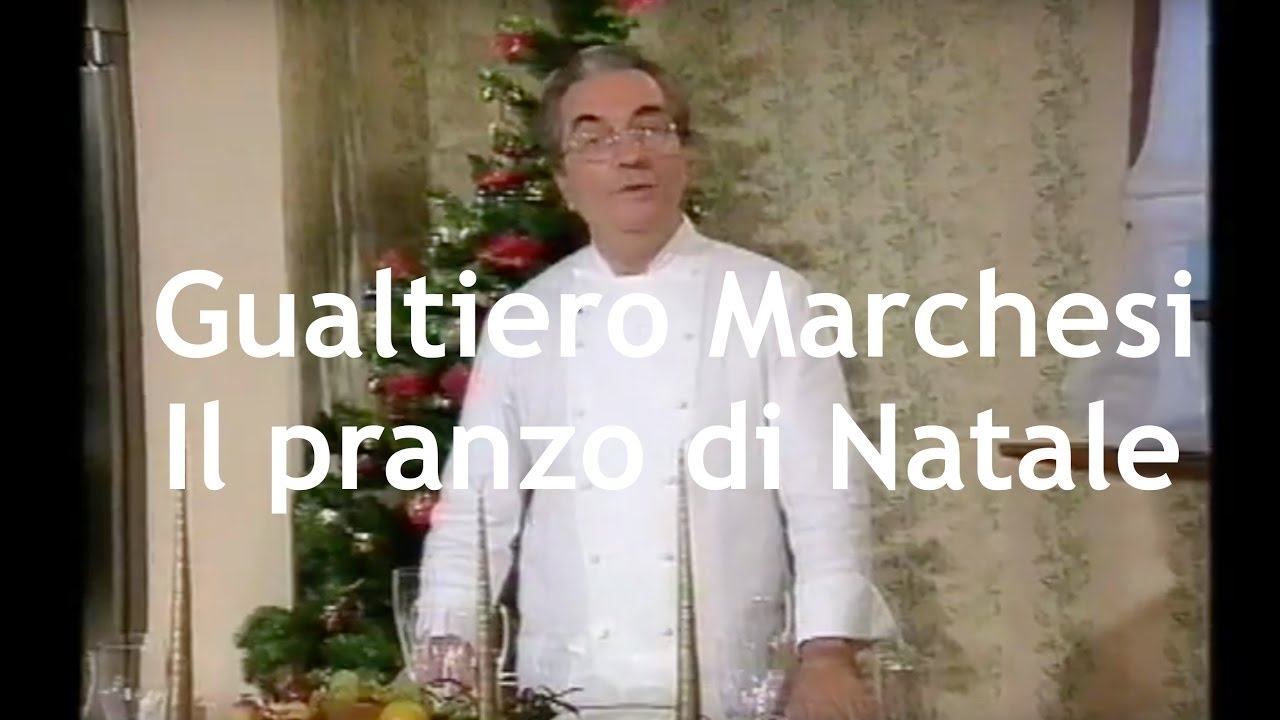 GUALTIERO MARCHESI   IL PRANZO DI NATALE