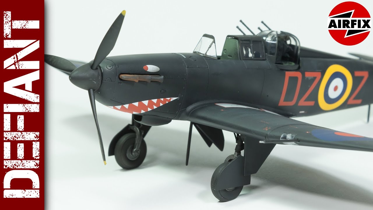 Airfix 1/48 Boulton Paul Defiant nightfighter scale model kit full build