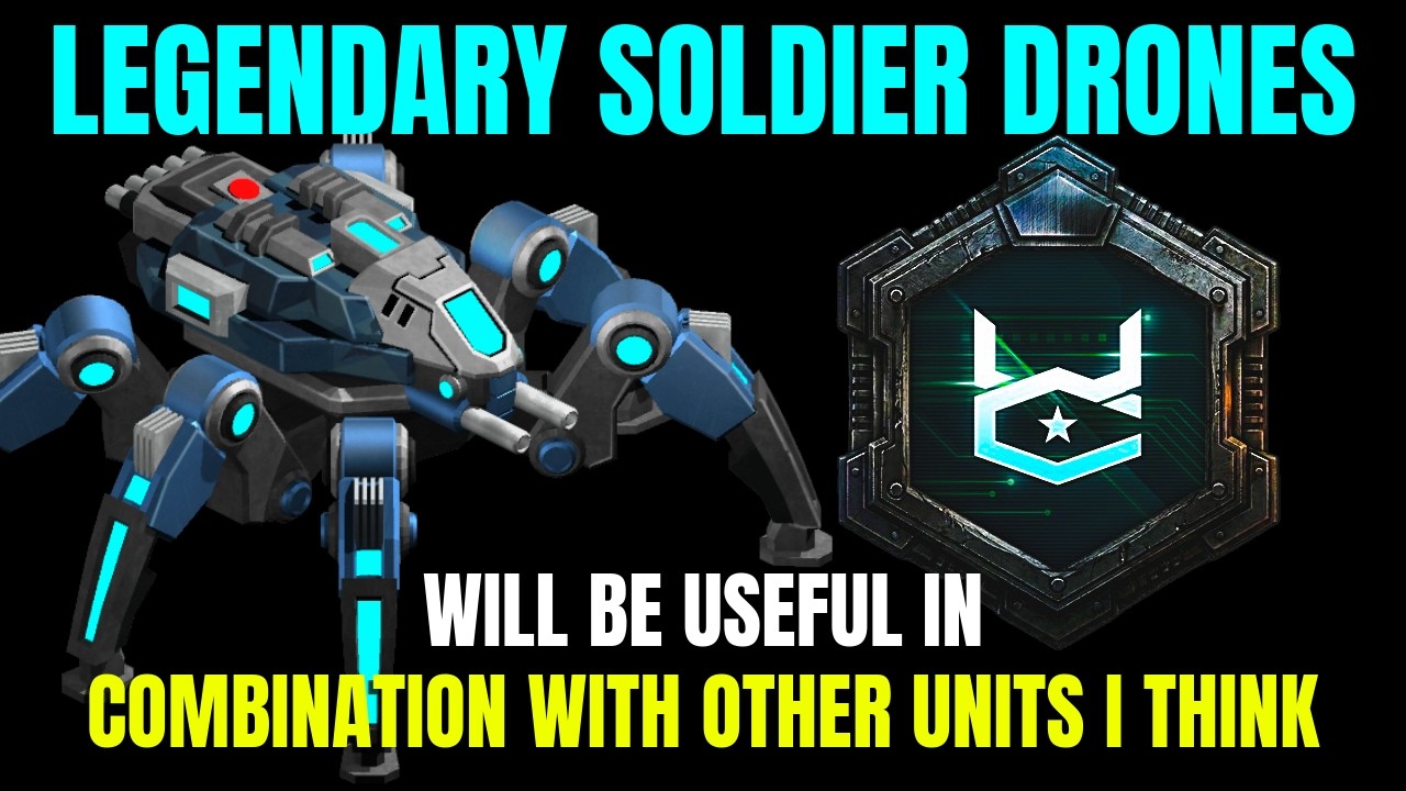 War Commander - Legendary Soldier Drones Will Be Useful (I Think)