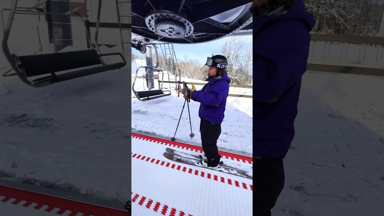 Comment bien utiliser le T&eacute;l&eacute;si&egrave;ge en ski🚠 @ASSQManeige #maneige #bonjourquebec