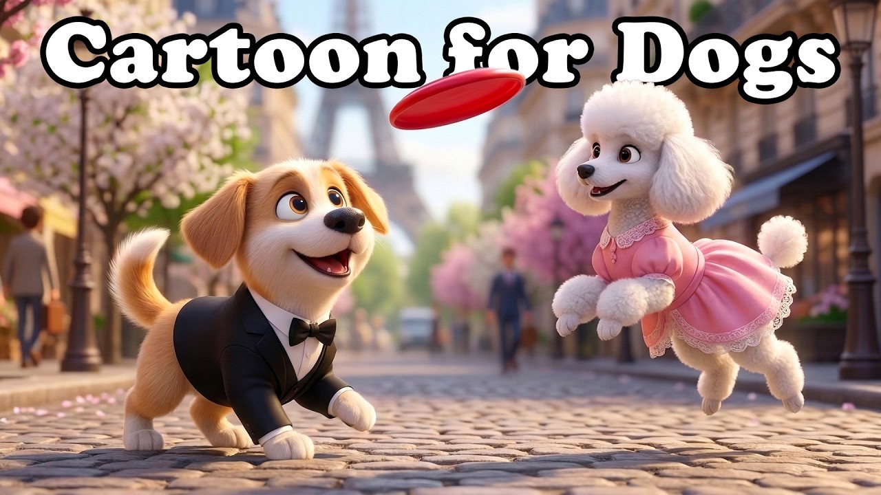 Cartoon for Dogs to Watch and Chill 🎶 TV for Dogs to Watch to Relax 💖 Dog Sleep Music for Puppies