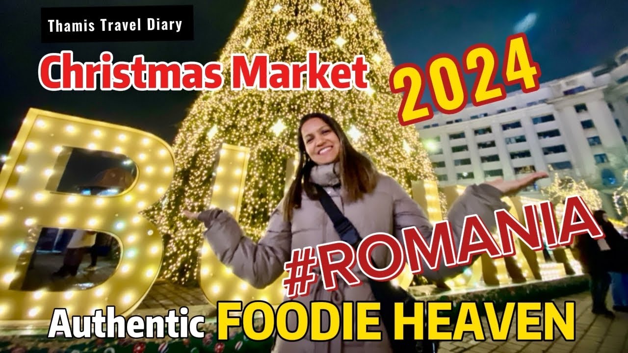 Christmas Market 2024 Bucharest 🇷🇴 Romania   part I . #travel #romania #bucharest #2024