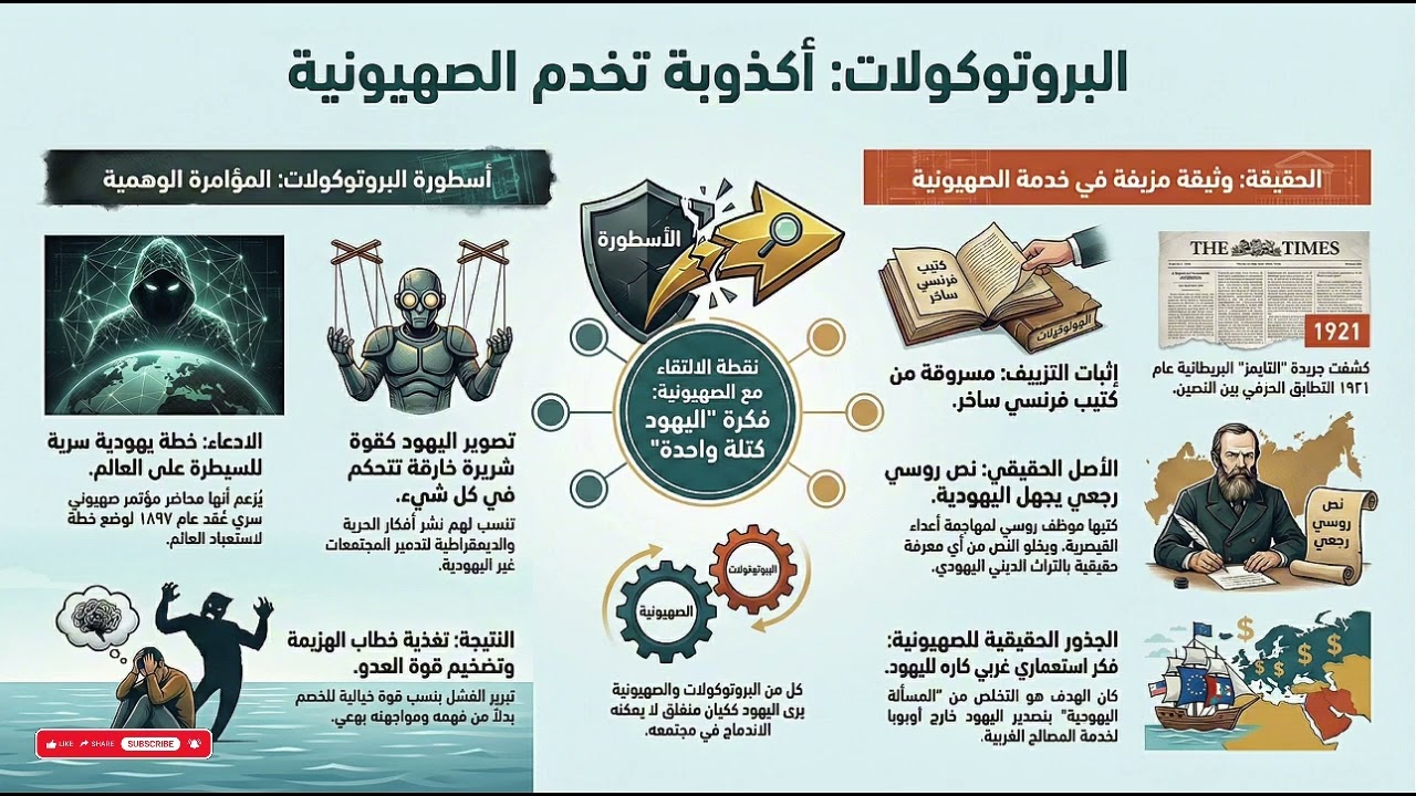 بودكاست | خدعة القرن: حقيقة بروتوكولات حكماء صهيون وهل تحكم العالم فعلاً؟ | د. عبد الوهاب المسيري