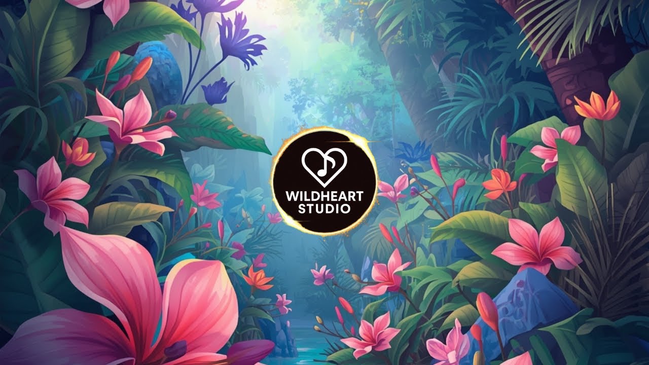 Aurora of Petal Cascade – 90 Min Tropical Music Loop 🌸🎶