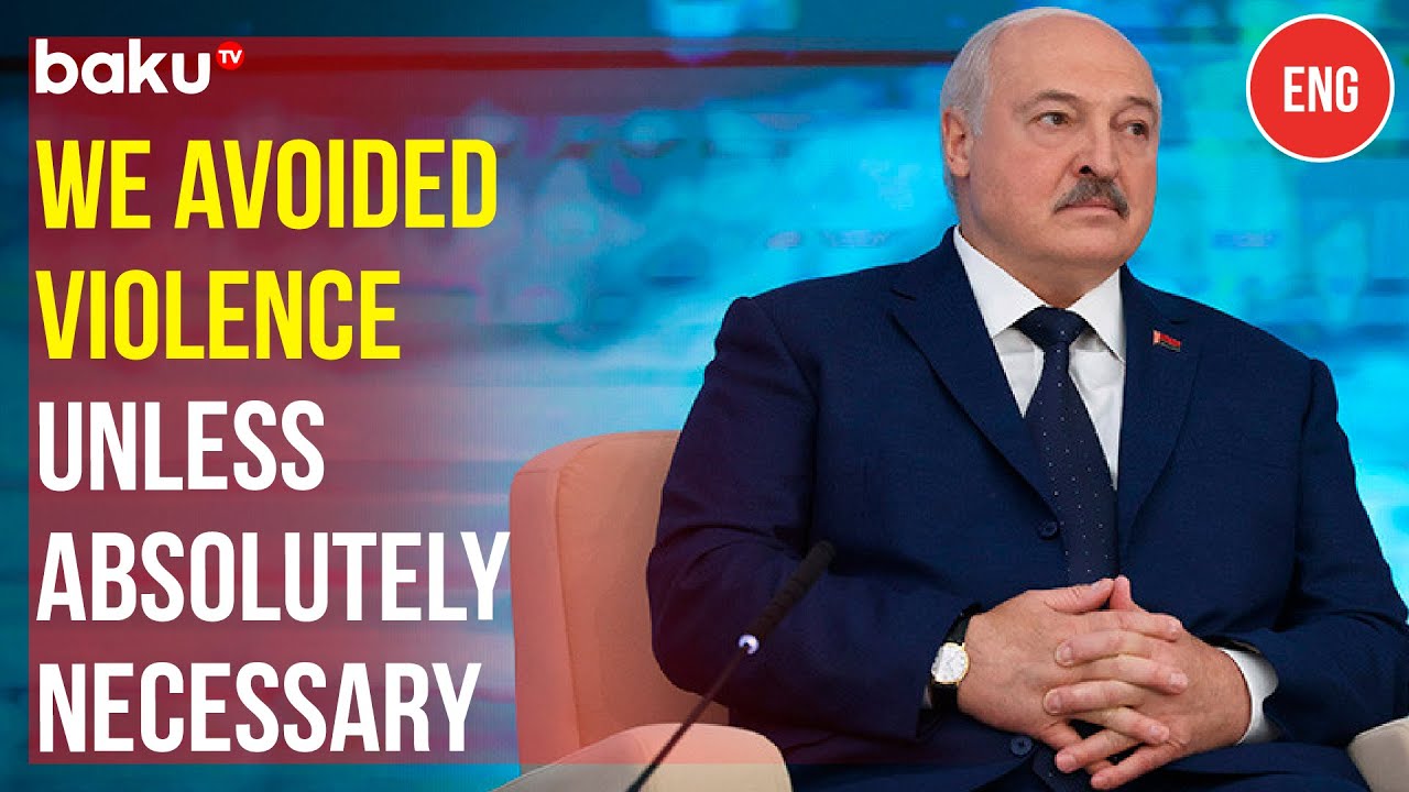 Belarus President Lukashenko discusses 2020 protests and government response