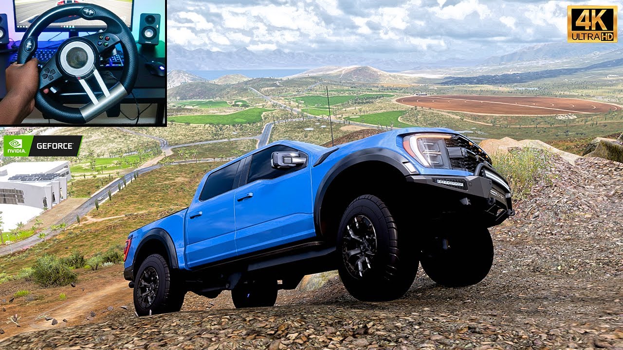 769HP Ford F-150 Raptor R 2023 AWD - Forza Horizon  5 | Steering Wheel Gameplay | 4K60FPS