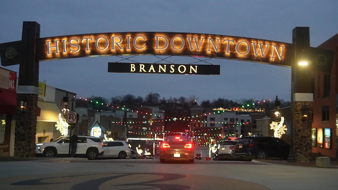 Historic Downtown Branson Missouri and the Polar Express!