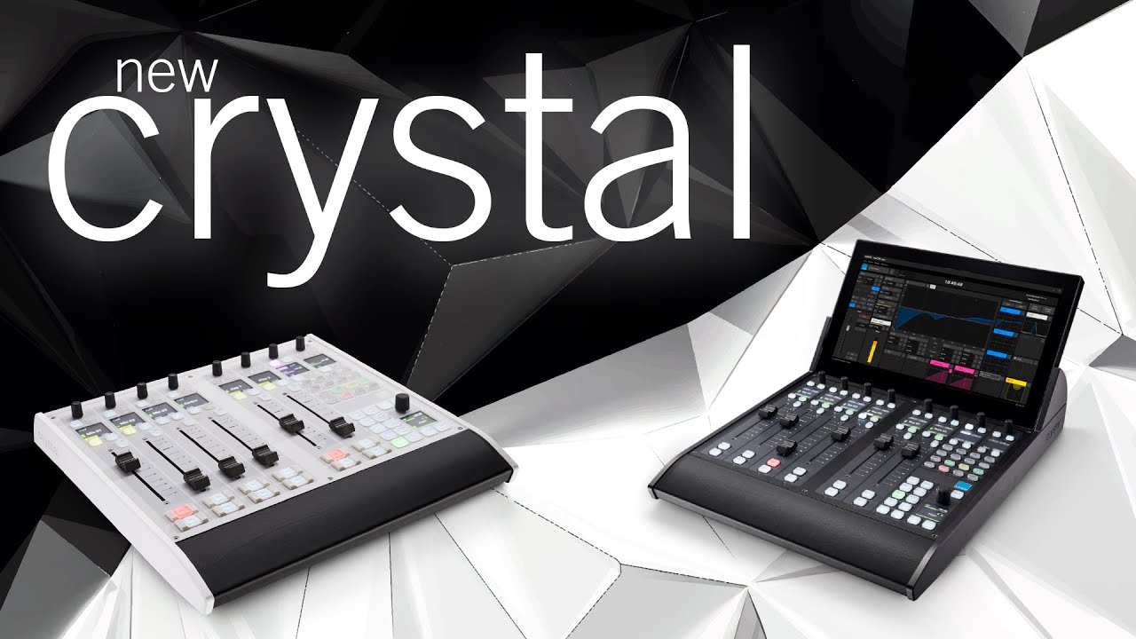 crystal | Versatile Broadcast Console | Light and Dark finishes