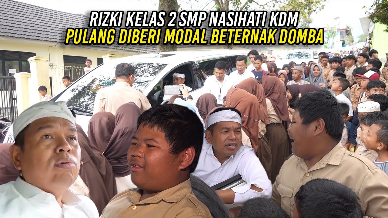RIZKI REMAJA KELAS 2 SMP NASIHATI KDM | PULANG DIBERI MODAL UNTUK BETERNAK DOMBA