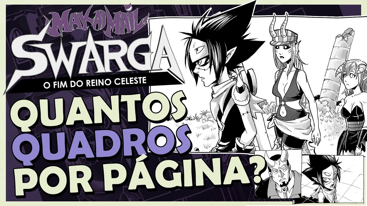 Como Fazer Quadros e Cenas no seu Mangá  | Fazendo Mangá na Prática