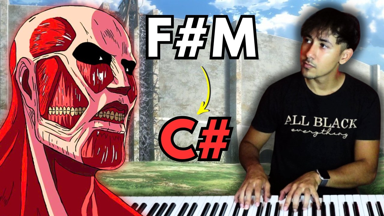 Saqué los Mejores Openings de Attack On Titan en el PIANO usando mi Oído