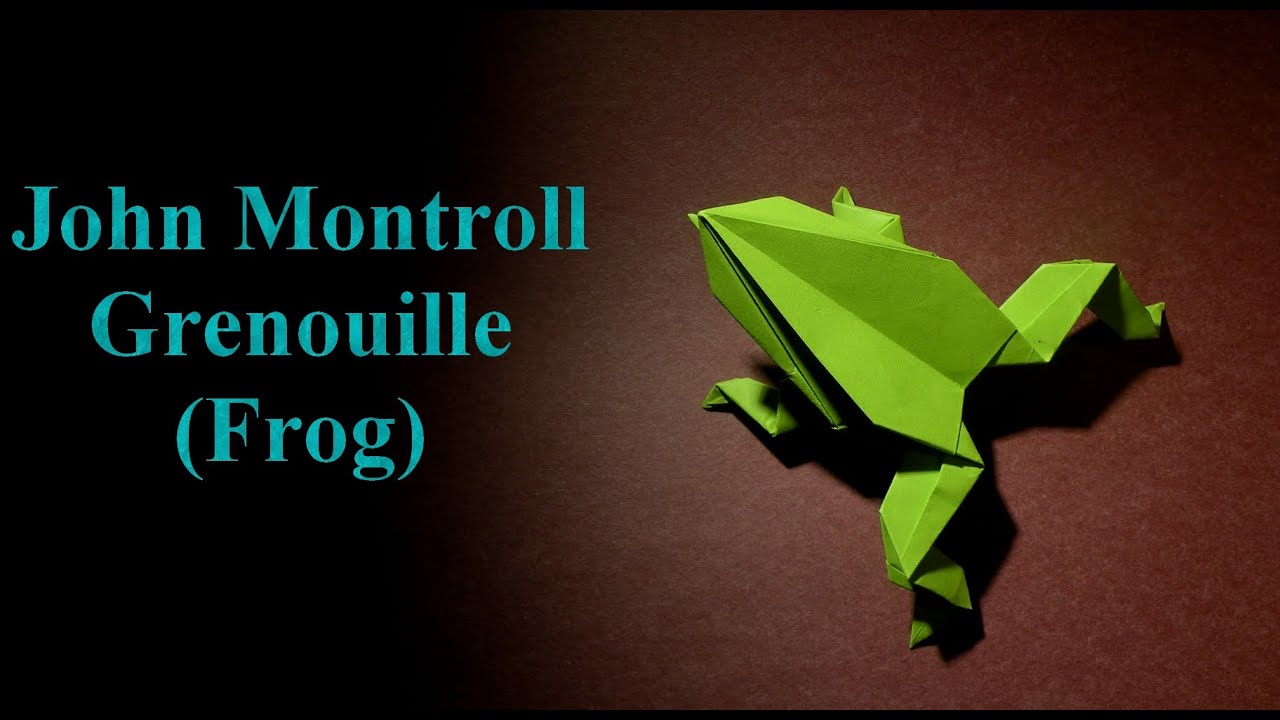 TUTORIEL Origami - Grenouille de John Montroll (Frog)