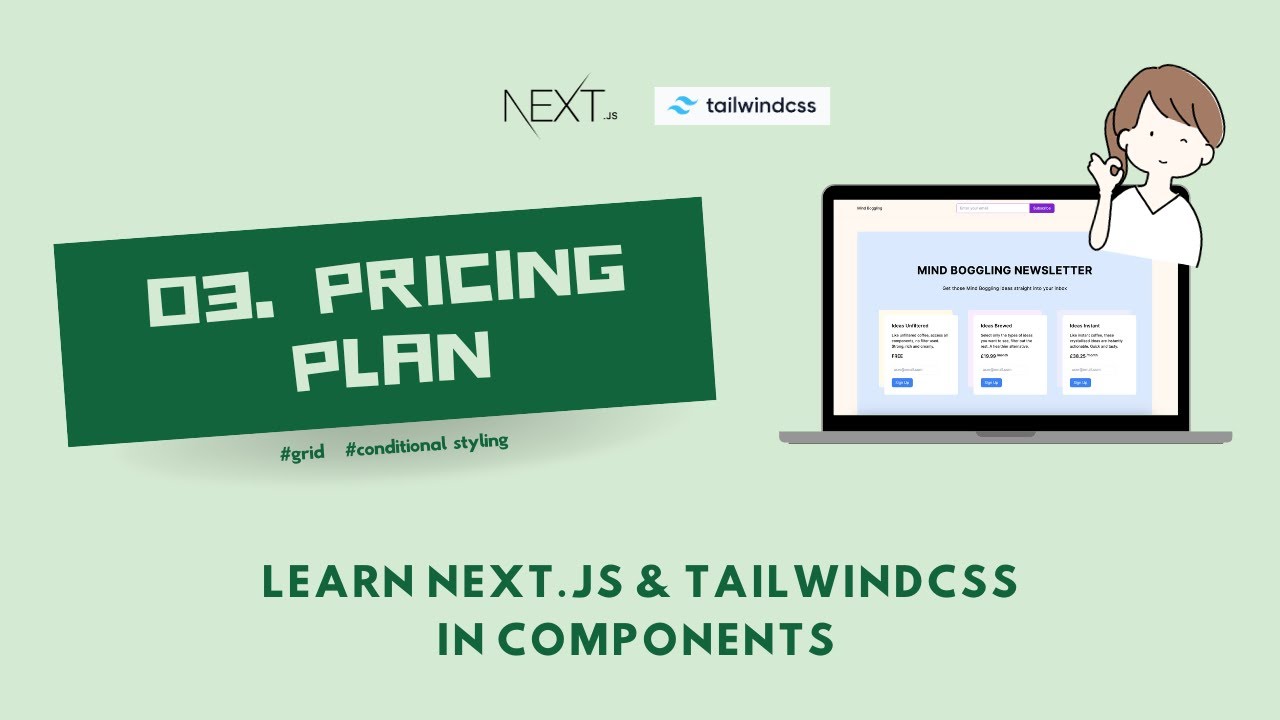 03. Pricing Plan | Learn Next.js + TailwindCSS In Components