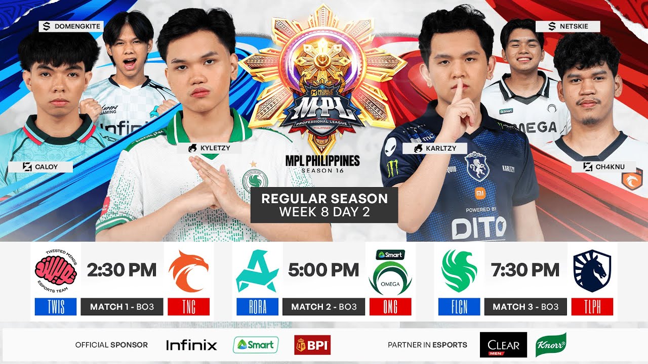 🔴 LIVE | MPL PH S16 | FILIPINO - Week 8 Day 2