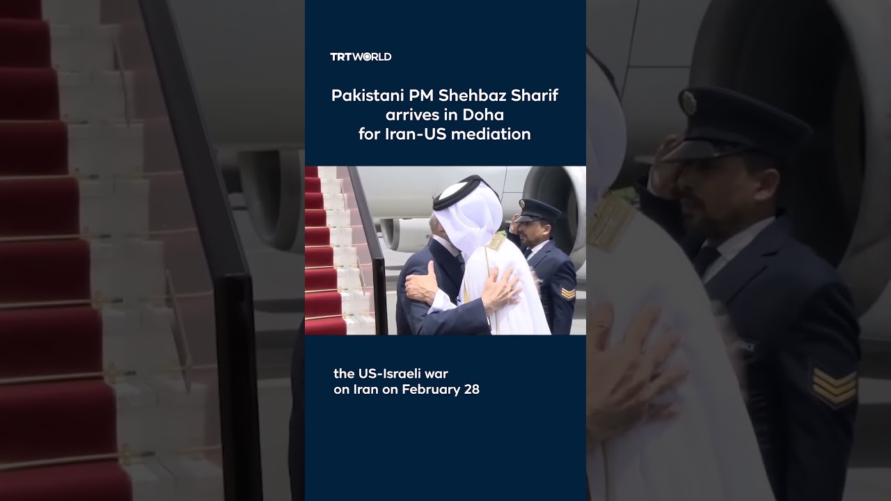 Shehbaz Sharif arrives in Doha for high-level mediation efforts