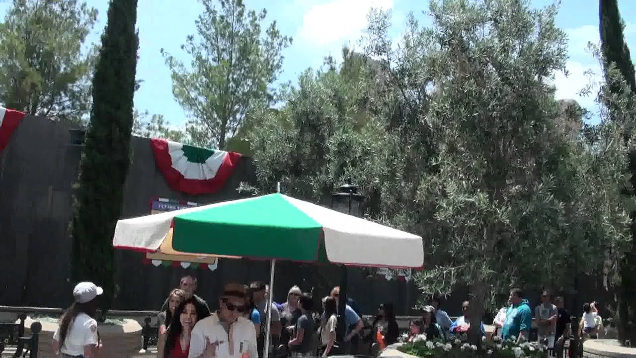 DCA, Carsland- Luigi's Flying Tires POV Complete HD Ride Experience