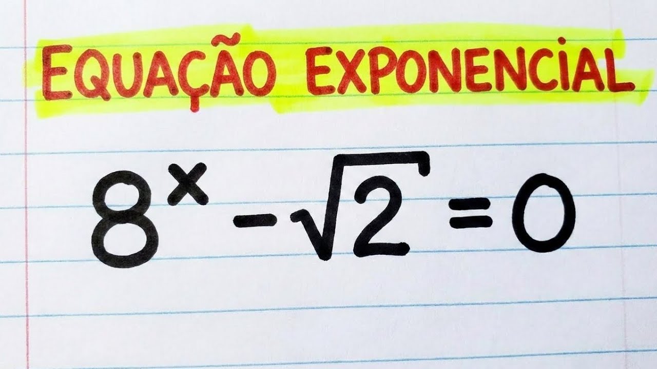 Equação Exponencial com Raiz Quadrada