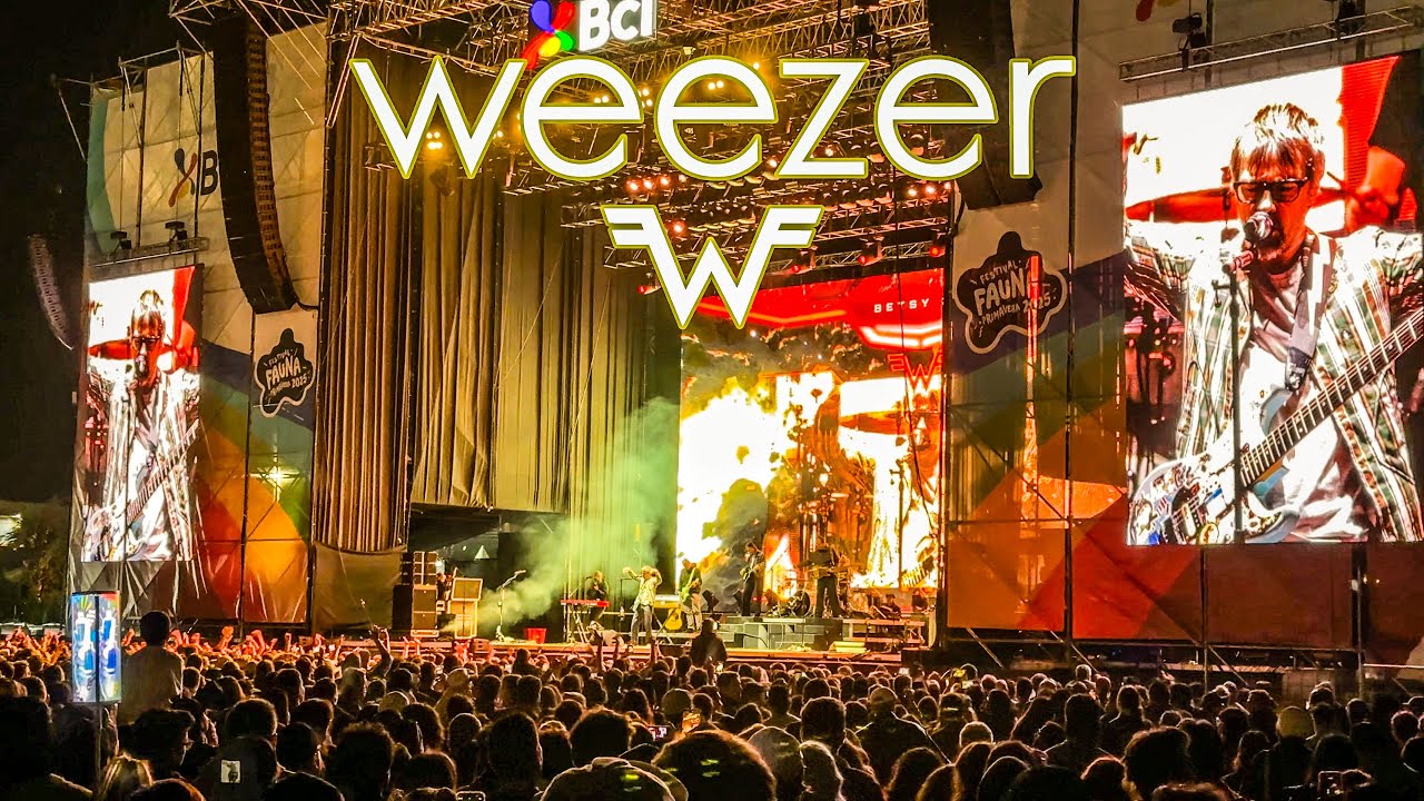 WEEZER en VIVO EN CHILE | FESTIVAL FAUNA PRIMAVERA | 07 - NOV - 2025 🔥🇨🇱🔥