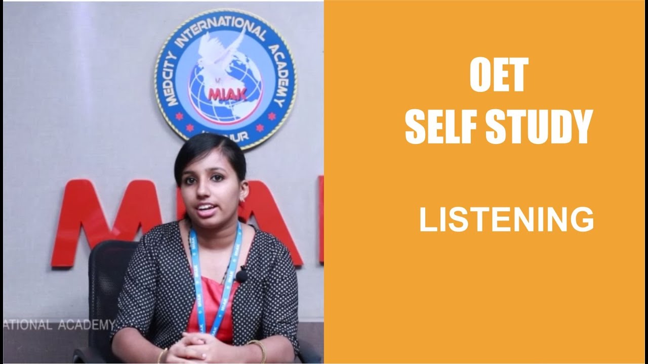 OET Self Study Listening  Module | Medcity - Best OET Coaching Center Kottayam, Kerala