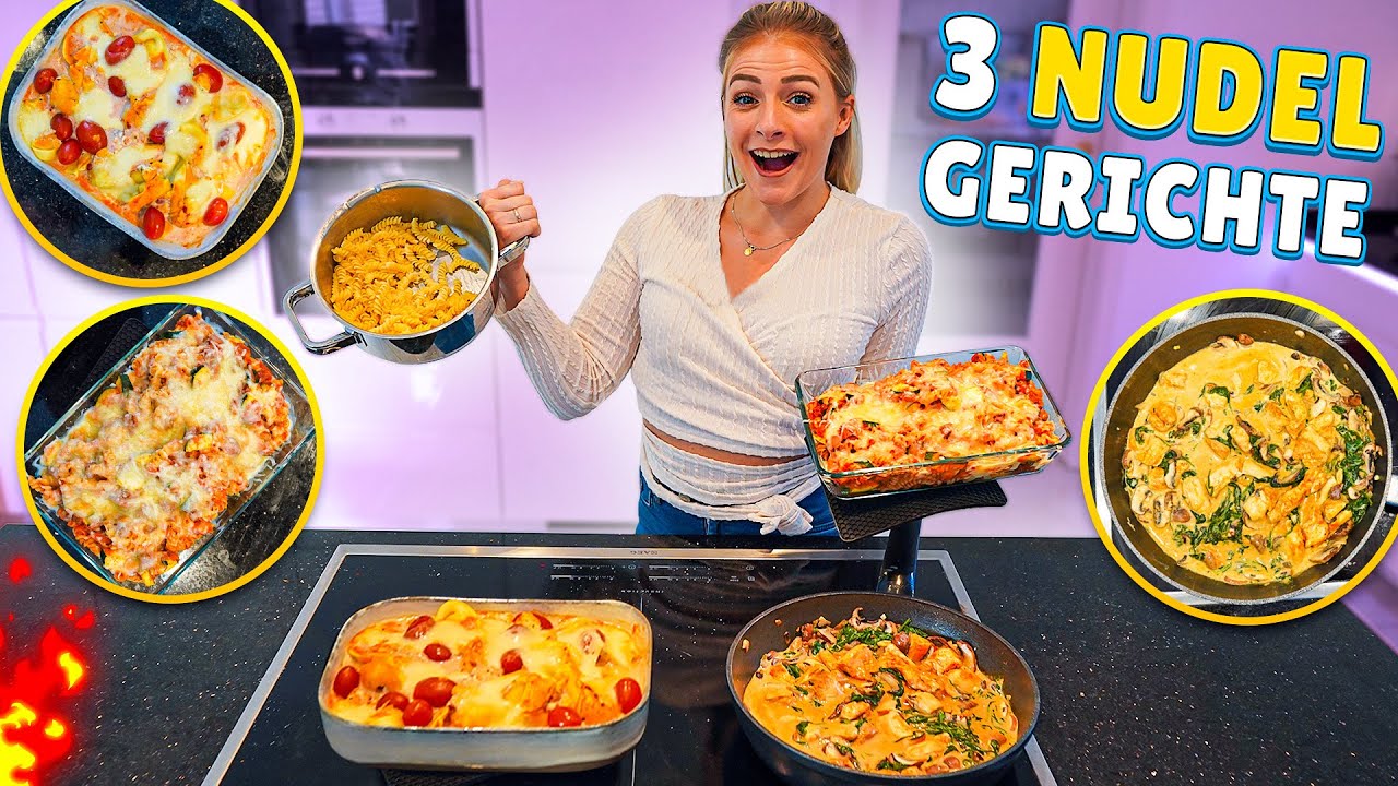 3 einfache & leckere Nudelgerichte 😍🥰