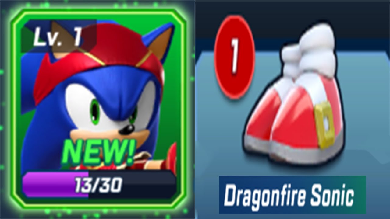 Sonic Forces: Speed ​​Battle — DRAGONFIRE SONIC: НОВЫЙ ПЕРСОНАЖ РАЗБЛОКИРОВАН — демонстрация игро...