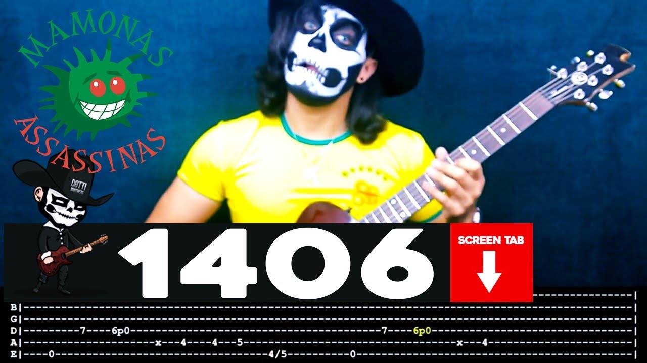 【MAMONAS ASSASSINAS】[ 1406 ] cover by Masuka | LESSON | GUITAR TAB