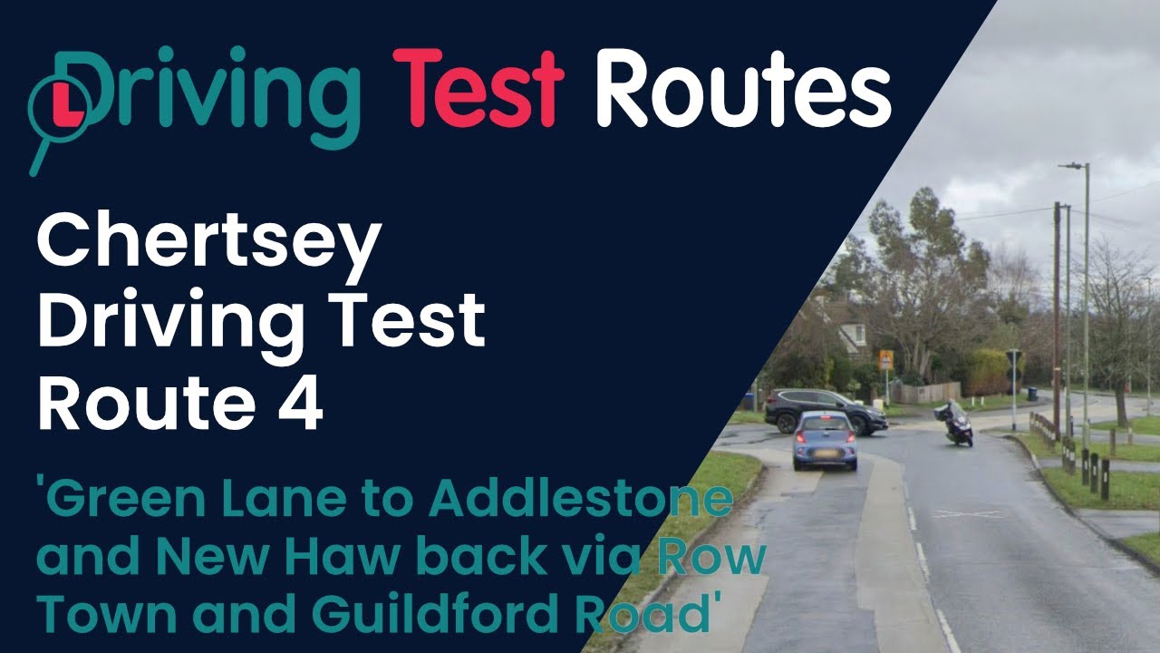 Chertsey Driving Test Route 4