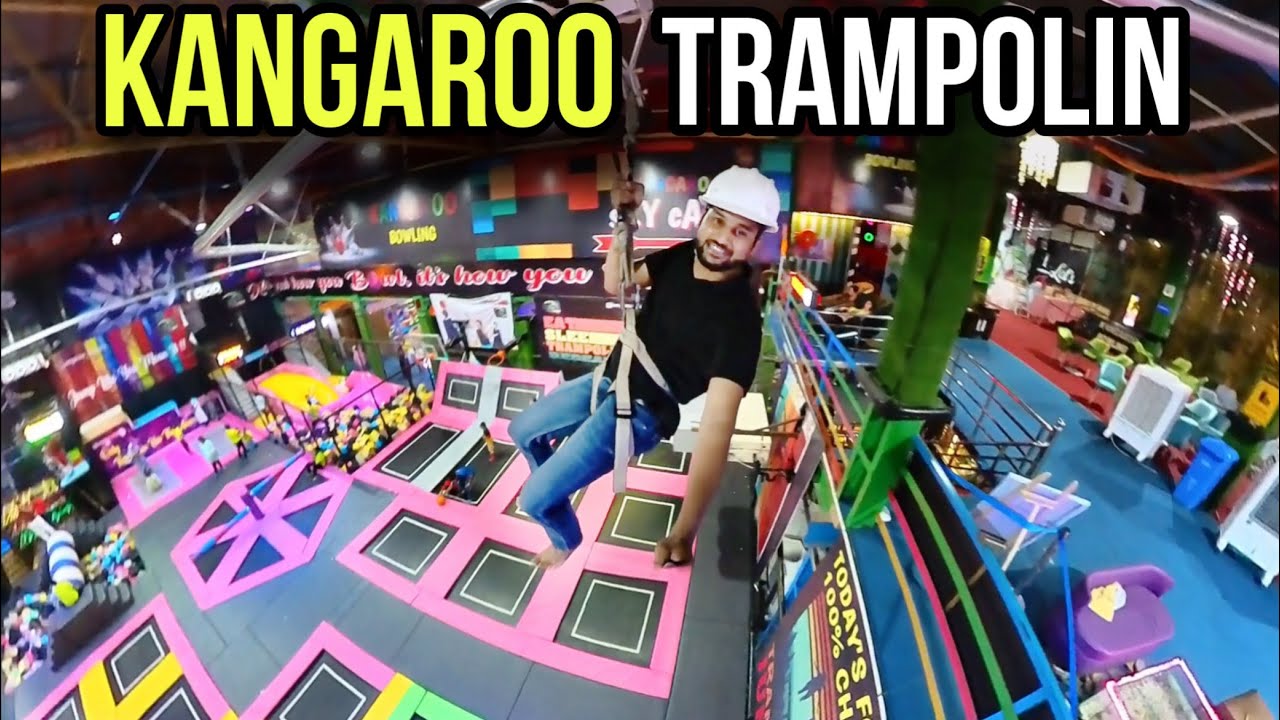 Kangaroo trampoline park lucknow | Kangaroo trampoline park price | Vlog#50 